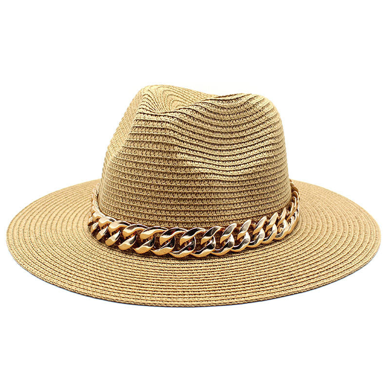 Summer Hats Spring Black Khaki Beach Casual Summer Both male and female Hats