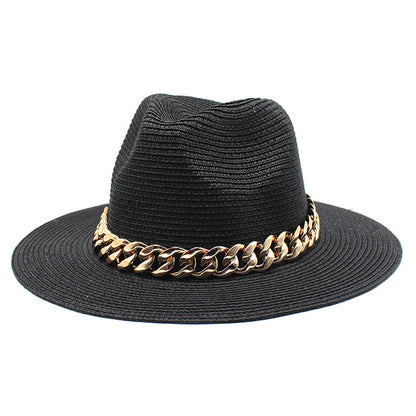 Summer Hats Spring Black Khaki Beach Casual Summer Both male and female Hats
