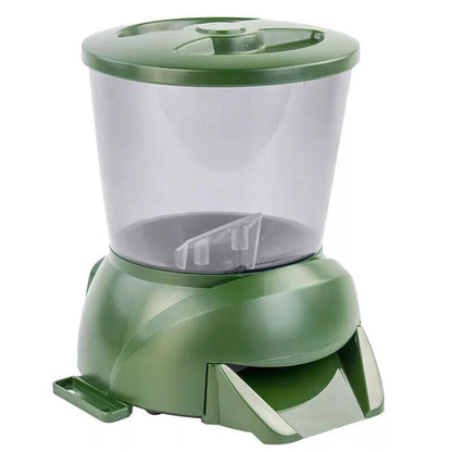 AUTOMATIC POND FISH FEEDER HOLIDAY KOI FEED FOOD TIMER AUTO PELLET DISPENSER
