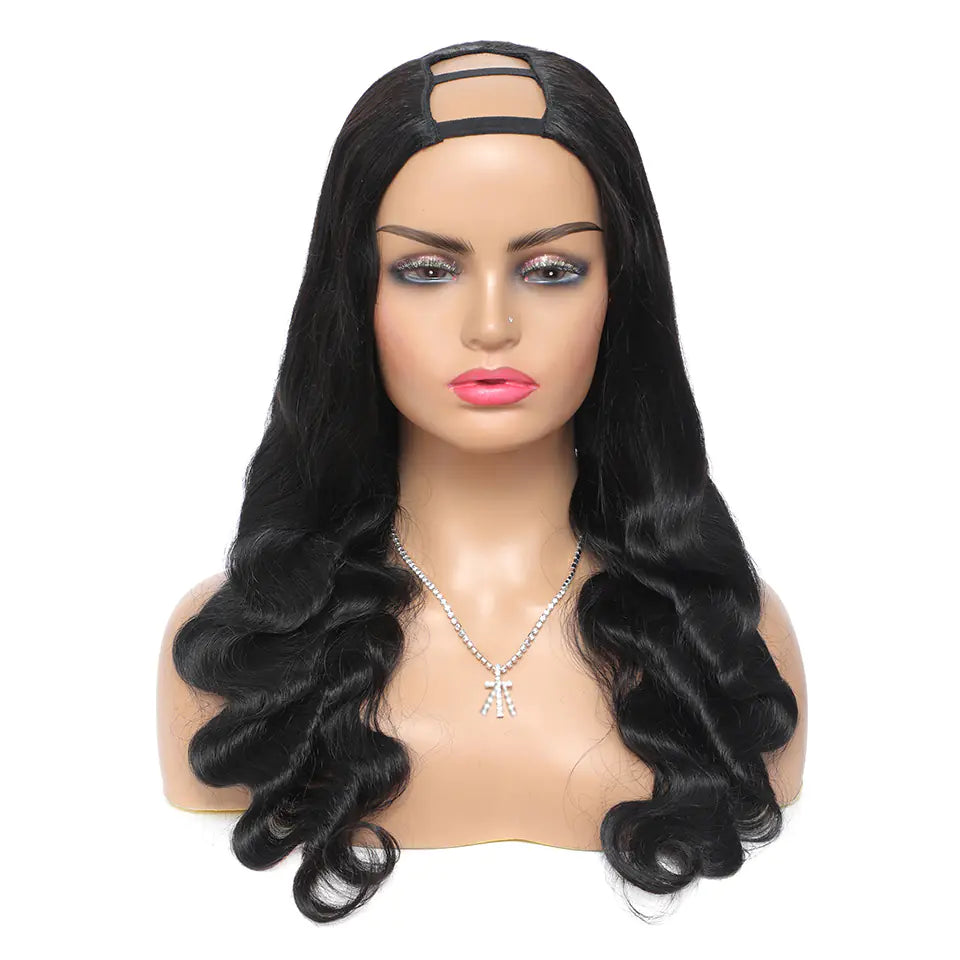 Modern Long Wave Human Hair Wigs